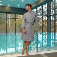 Банный халат Deniz цвет: серый (XL) Экономь и Я