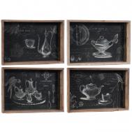 Декоративный поднос Anemone (36х53 см - 4 шт) Artevaluce