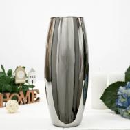 Ваза Серебро (11х11х26 см) Керамикс
