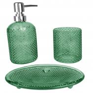 Набор для ванной Lexia цвет: изумрудный (3 предмета) Арья