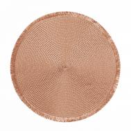 Подстановочная салфетка Rival цвет: бежевый (круглая 38 см) Арья
