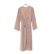Банный халат Destan цвет: темно-розовый (M) Soft cotton