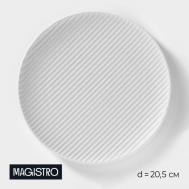 Тарелка (21х21х2 см) Magistro