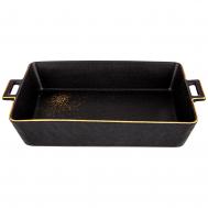 Блюдо Midnight gold (35 см) Bronco