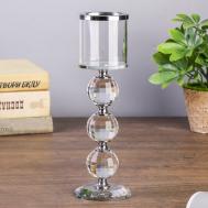 Подсвечник Черная дымка (23х7х7 см) Сима-ленд