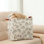 Корзина для хранения игрушек Транспорт (33х33х31 см) Сима-ленд