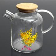 Чайник Нежная мимоза (21х14х18 см) Дорого внимание