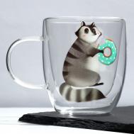 Кружка Енот (10х9х13 см) Дорого внимание