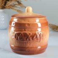 Бочонок Сахар (15х15х16 см) Борисовская керамика