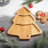 Менажница елка (30х21х2 см) Доляна