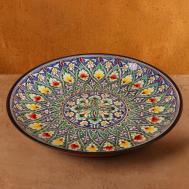 Ляган Цветы (36 см) Шафран