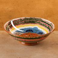 Супница Цветы (1800 мл) Шафран