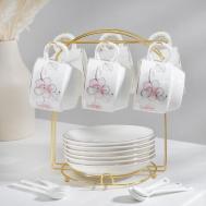 Сервиз Роза (19 предметов) Сима-ленд