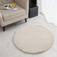 Коврик Плюшевый Бежевый (150х150 см) Sofi De Marko