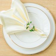 Кольца для салфеток Neroli цвет: белый (Набор) Арья