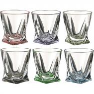 Набор стопок Квадро декорейшн (55 мл - 6 шт) BOHEMIA CRYSTAL