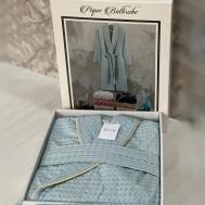 Банный халат Amberly цвет: ментоловый (L-XL) EFOR