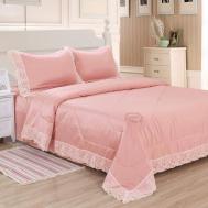Постельное белье с одеялом Тиара цвет: пепельная роза (1.5 сп) Sofi De Marko
