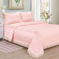 Постельное белье с одеялом Тиара цвет: пудровый (1.5 сп) Sofi De Marko