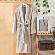 Банный халат Lenny цвет: бежевый (2XL) PHILIPPUS