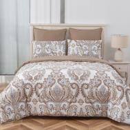 Постельное белье с одеялом-покрывалом Ришелье (семейное) Sofi De Marko