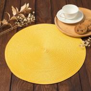 Подстановочная салфетка Классика цвет: желтый (38х38 см) Доляна