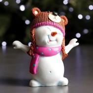 Фигурка Снеговик - медвежонок (12 см) Хорошие сувениры