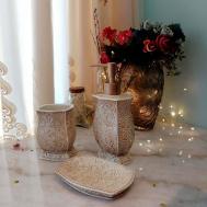 Набор для ванной Shell цвет: золотистый (универсальный) Sofi De Marko