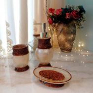 Набор для ванной Adora цвет: молочный (универсальный) Sofi De Marko