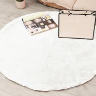 Коврик Плюшевый Белый (100х100 см) Sofi De Marko