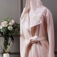 Банный халат Omega цвет: розовый (S-M) Tivolyo home