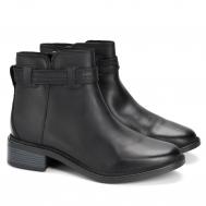 Женские полусапоги , черные Clarks