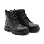 Женские высокие ботинки , черные Clarks