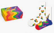 Носки  2-Pack Pride Socks Gift Set XPRI02 HAPPY SOCKS