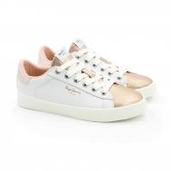 Женские кеды , розовые Pepe jeans london