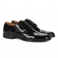 Мужские дерби брогированные , черные Bugatti