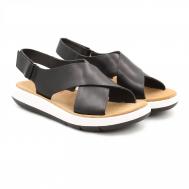 Женские сандалии , черные Clarks