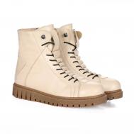 Женские высокие ботинки , бежевые Bugatti