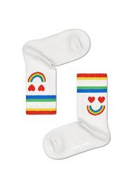Носки  Kids Rainbow Smile Rib Sock KRBS14 0100 HAPPY SOCKS