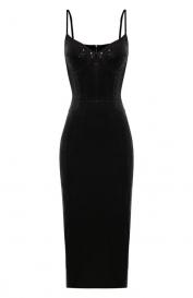 Платье с отделкой пайетками Sasha Kim