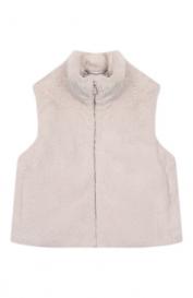 Жилет из экомеха Eleventy