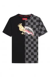 Хлопковая футболка Sprayground