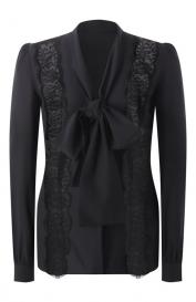 Блузка из шелка и хлопка Dolce&Gabbana
