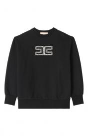 Хлопковый свитшот Elisabetta Franchi la mia bambina