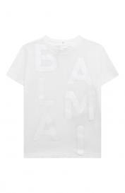 Хлопковая футболка Balmain