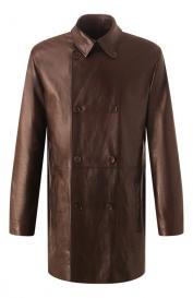 Кожаный плащ MVST