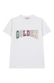 Хлопковая футболка GOLDEN GOOSE DELUXE BRAND