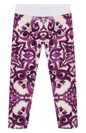 Хлопковые легинсы Dolce&Gabbana