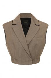 Жилет из шерсти и хлопка Pinko