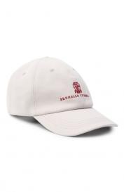Хлопковая бейсболка Brunello Cucinelli